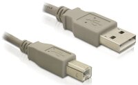 USB 2.0 Kabel, Stecker A auf Stecker B, 1,8m