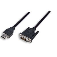 HDMI 19pol Stecker auf DVI-D 18+1 Stecker Anschlusskabel - 5m
