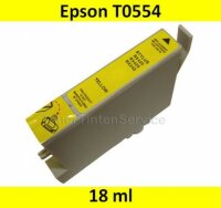 Tintenpatrone Epson T0554 - gelb (kompatibel)