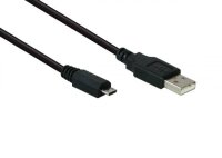 USB 2.0 Kabel Stecker A auf USB Micro Stecker B - 0,6m