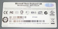 Tas Microsoft Basic Keyboard 1.0A